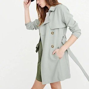 Abercrombie mint green drapey coat